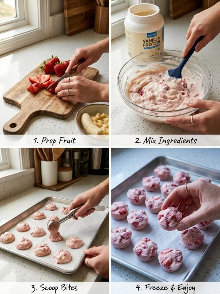 High Protein Strawberry Banana Protein Yogurt Bites: The Ultimate Healthy Snack Recipe 14 Strawberry banana protein bites … 202605242209