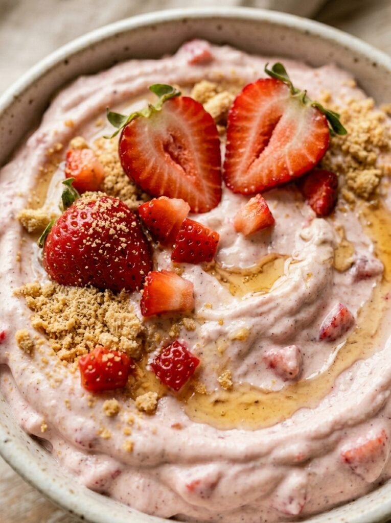 Strawberry cheesecake protein dip 202606071340