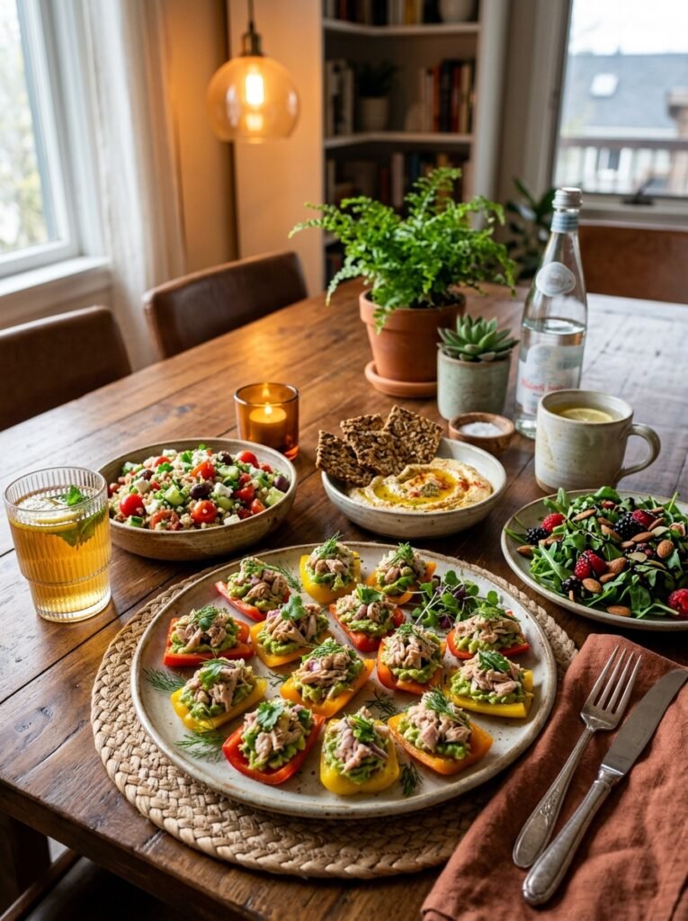 High Protein Tuna Avocado Bell Pepper Bites 15 Tuna avocado bell pepper bites 202606111252