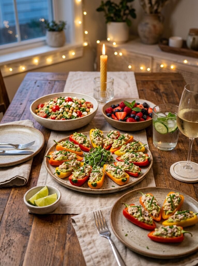 high protein tuna avocado mini peppers 15 Tuna avocado mini peppers setup 202605041419