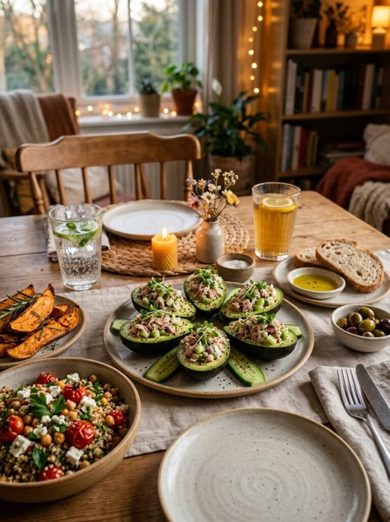Tuna cucumber avocado boats 202605151804
