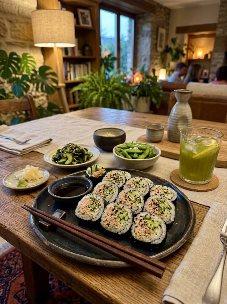 high protein tuna cucumber sesame rolls: Easy Homemade Recipe 15 Tuna cucumber sesame rolls 202606061504 1