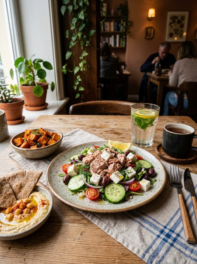 high protein tuna feta cucumber lunch plate 15 Tuna feta cucumber lunch plate 202606101502 3