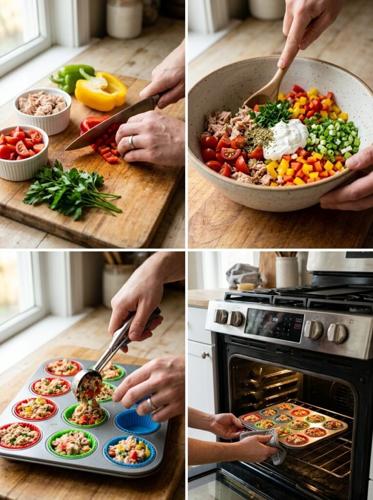 High Protein Tuna Tomato Bell Pepper Lunch Cups 14 Tuna tomato bell pepper cups 202605311337