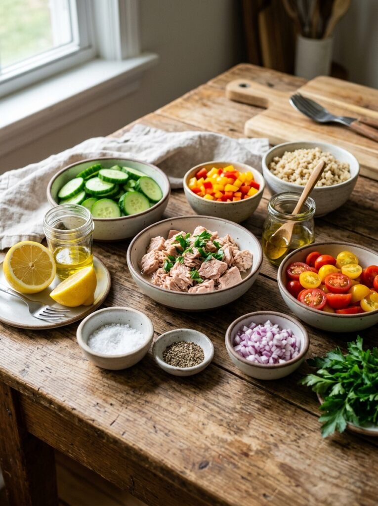 Tuna tomato cucumber bowls ingre… 202606091333