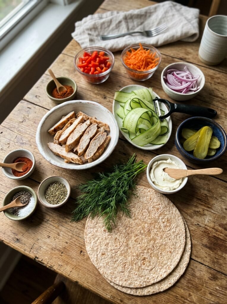 High Protein Turkey Cucumber Pickle Lunch Wraps 13 Turkey Cucumber Pickle Wraps ing… 202606111327