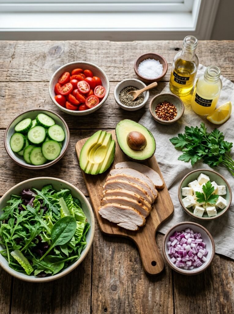 High Protein Turkey Avocado Cucumber Lunch Salad 13 Turkey avocado cucumber lunch salad 202606021417 1