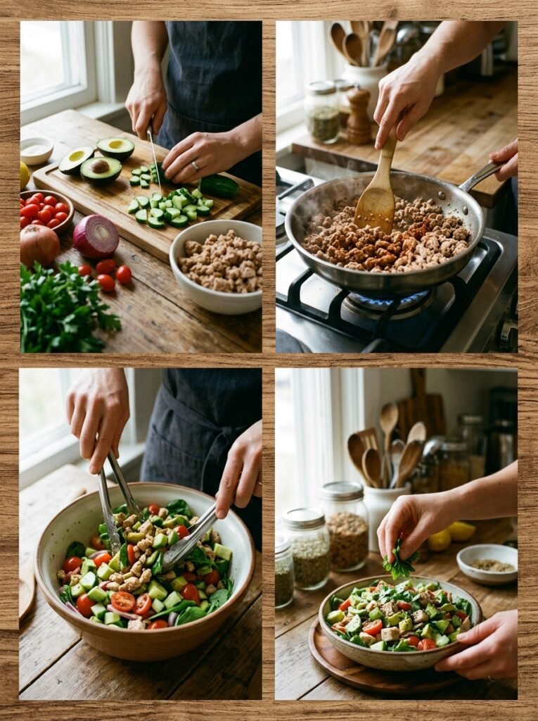 High Protein Turkey Avocado Cucumber Lunch Salad 14 Turkey avocado cucumber salad 202606021417