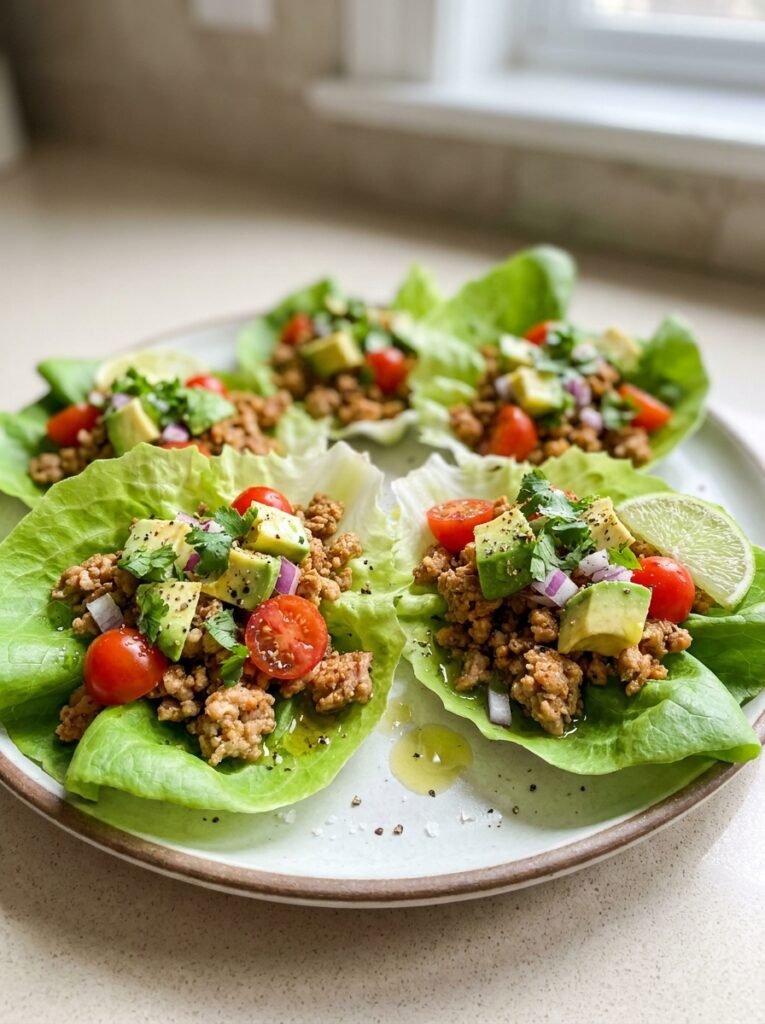easy high protein turkey avocado lettuce cups 10 Turkey avocado lettuce cups 202605132055