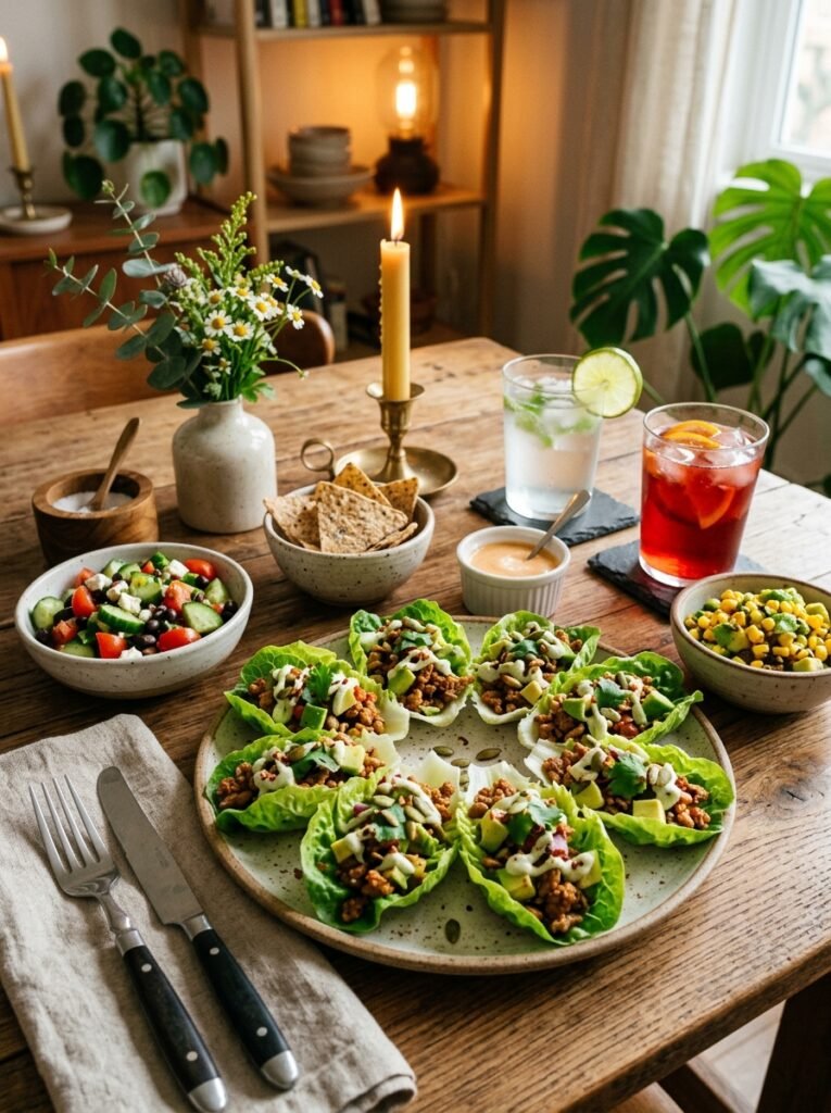 Turkey avocado lettuce cups setup 202605242244