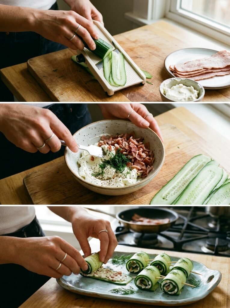 high protein turkey bacon cucumber rollups 14 Turkey bacon cucumber rollups co… 202606121213