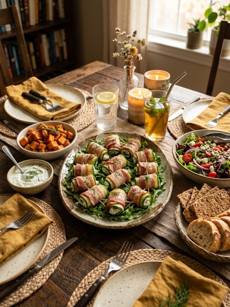 high protein turkey bacon cucumber rollups 15 Turkey bacon cucumber rollups setup 202606121213