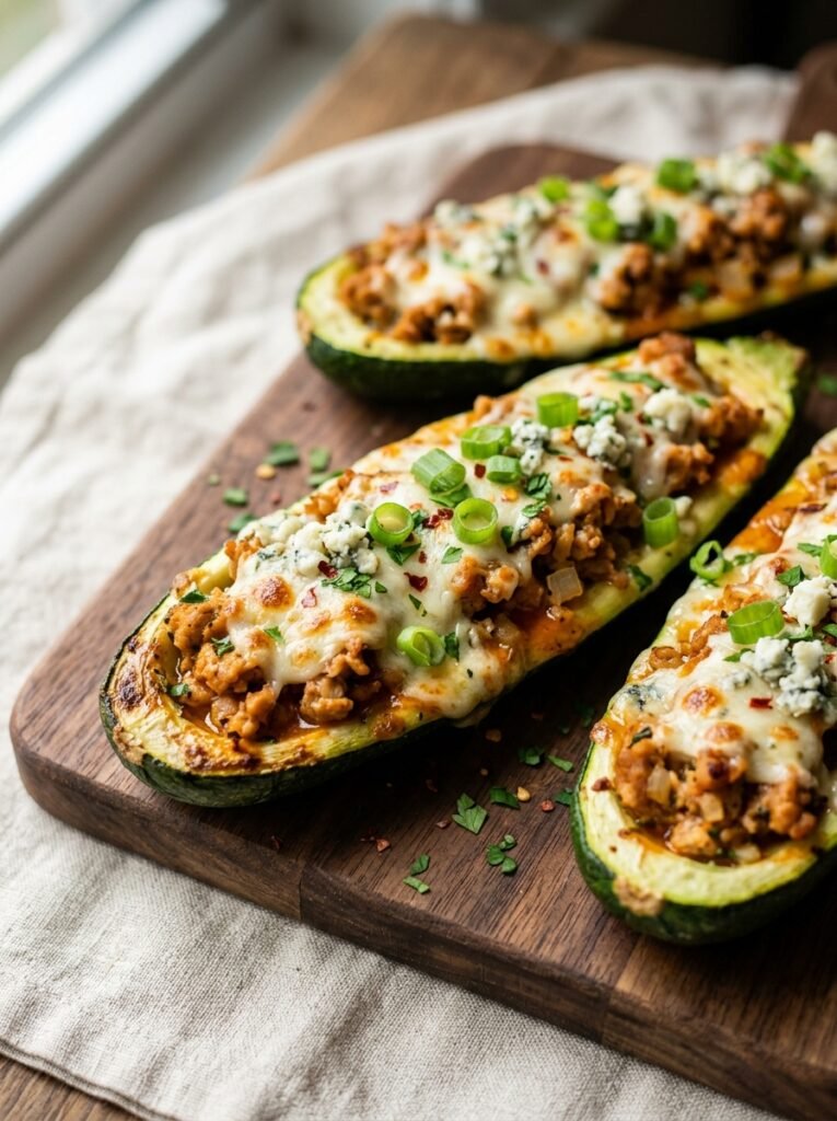 High Protein Turkey Buffalo Zucchini Boats: The Ultimate Healthy Dinner 12 Turkey buffalo zucchini boats 202606061603