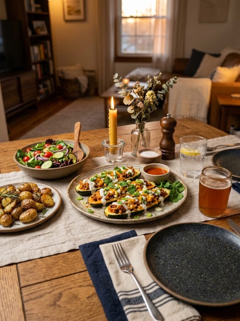 High Protein Turkey Buffalo Zucchini Boats: The Ultimate Healthy Dinner 15 Turkey buffalo zucchini boats 202606061605