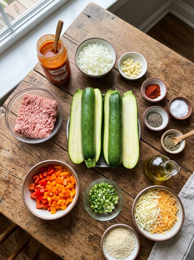 High Protein Turkey Buffalo Zucchini Boats: The Ultimate Healthy Dinner 13 Turkey buffalo zucchini boats in… 202606061604