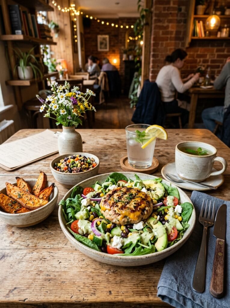 high protein turkey burger lunch salad 15 Turkey burger lunch salad setup 202605071743
