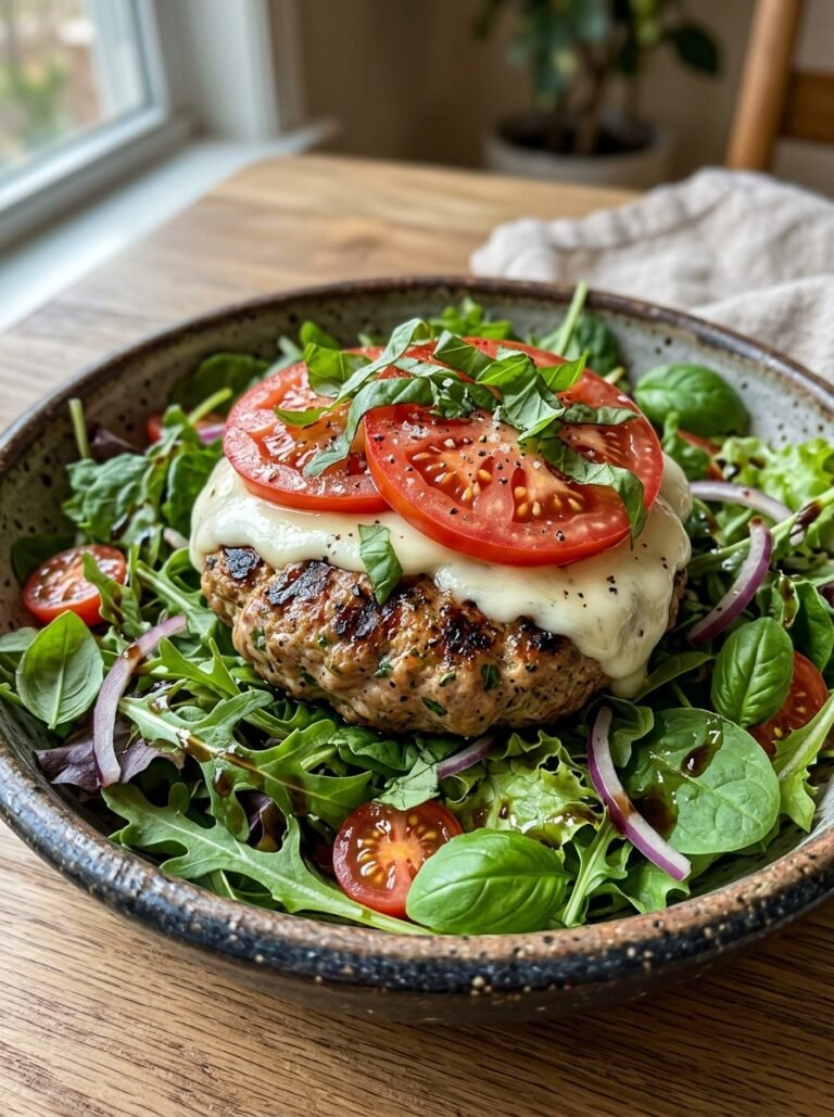 high protein turkey caprese burger salad 17 Turkey caprese burger salad 202605152029