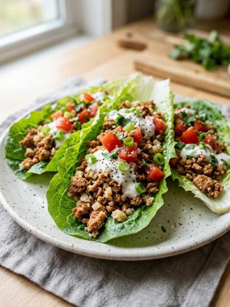 Turkey cauliflower lettuce wraps 202606111323