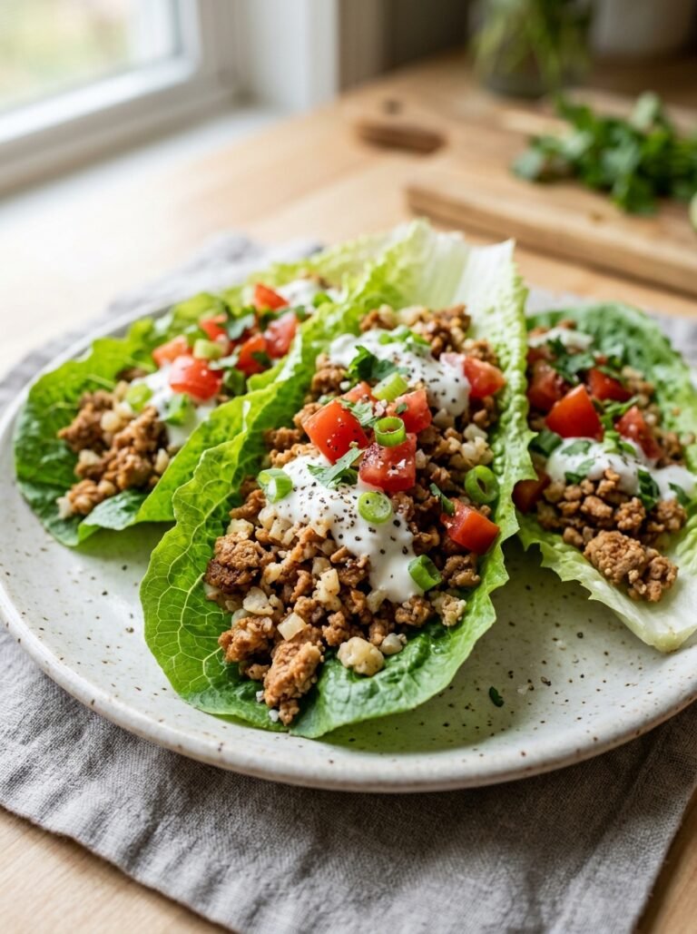 High Protein Low Calorie Turkey Cauliflower Lettuce Wraps 17 Turkey cauliflower lettuce wraps 202606111323