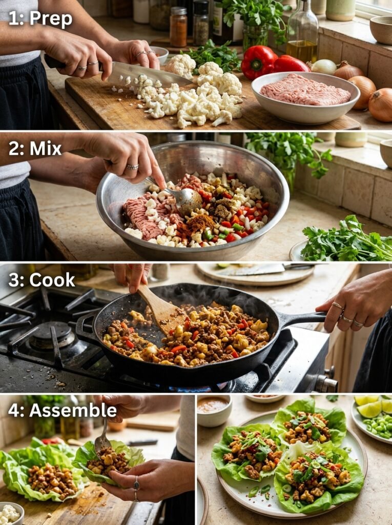 High Protein Low Calorie Turkey Cauliflower Lettuce Wraps 14 Turkey cauliflower lettuce wraps… 202606111323 1