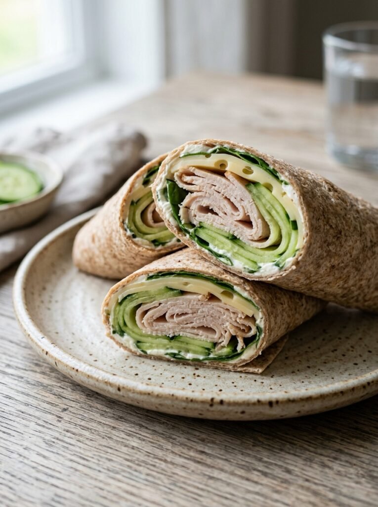 High Protein Turkey Cheese Cucumber Wraps 12 Turkey cheese cucumber wraps 202605181321