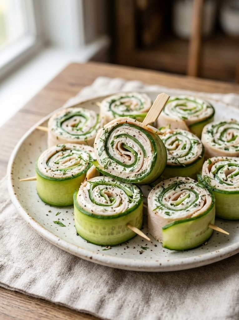 Turkey cucumber pinwheel bites 202605061414