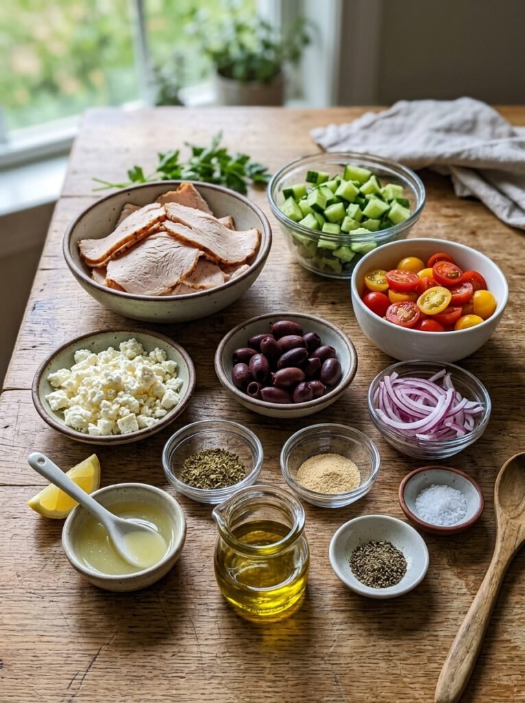 high protein low calorie turkey cucumber greek salad: high protein low calorie turkey cucumber greek salad 13 Turkey cucumber salad ingredient… 202605112321