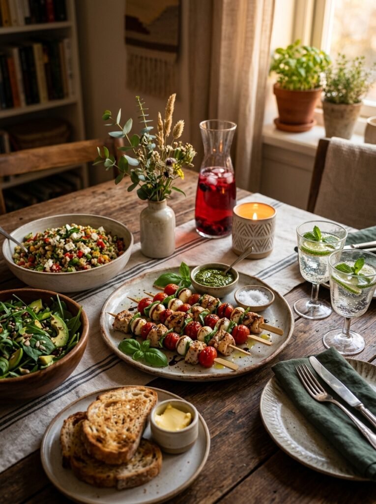 Turkey mozzarella tomato skewers 202606081405