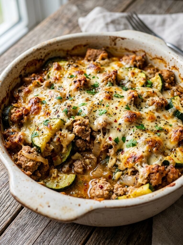 High Protein Turkey Pepper Jack Zucchini Bake 12 Turkey pepper jack zucchini bake 202605240051