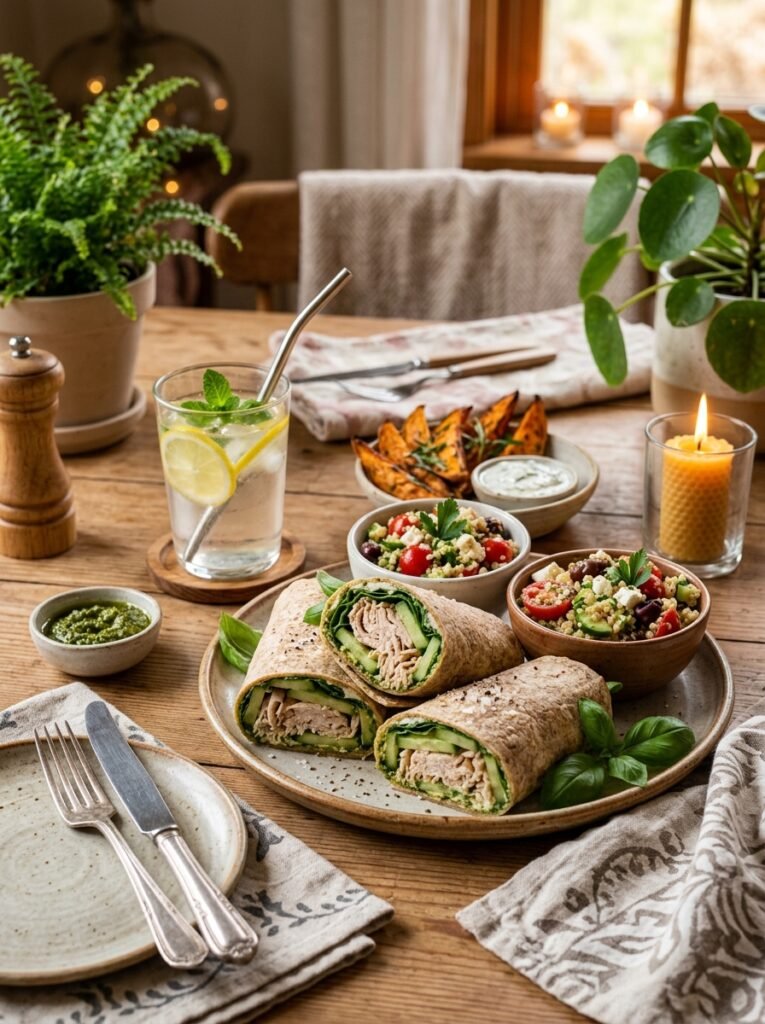 easy high protein turkey pesto cucumber wraps 15 Turkey pesto cucumber wraps 202606101507