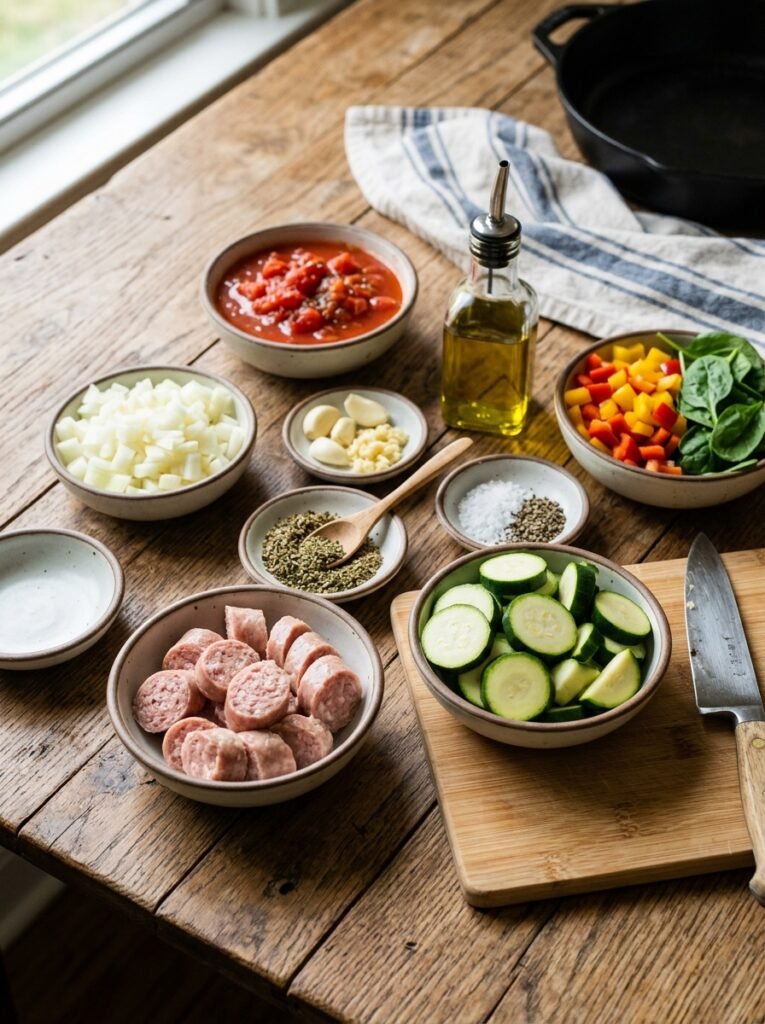 Turkey sausage zucchini dinner i… 202606041402