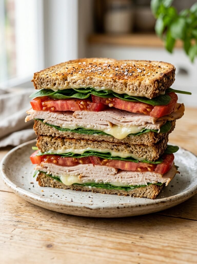 High Protein Turkey Spinach Tomato Lunch Stack 17 Turkey spinach tomato lunch stack 202605301359
