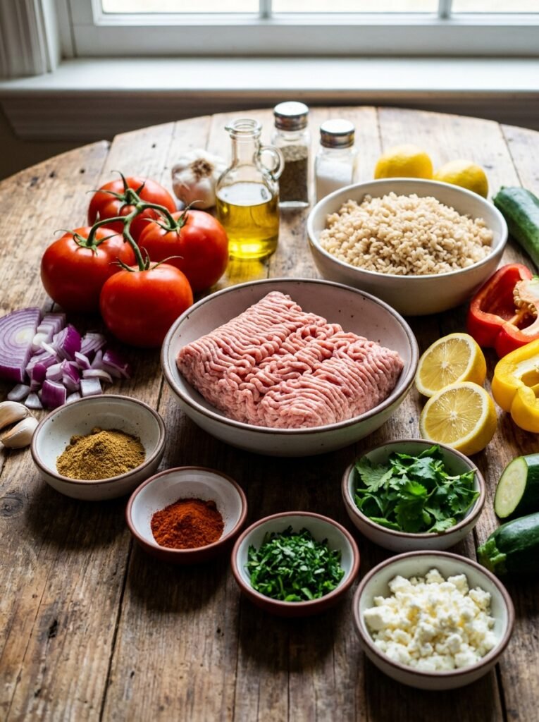 Turkey stuffed tomato bowls ingr… 202605132023