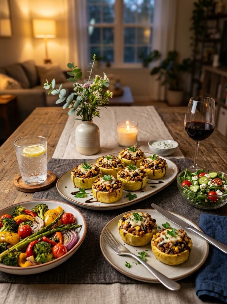 High Protein Low Calorie Turkey Stuffed Zucchini Cups 15 Turkey stuffed zucchini cups 202605061505