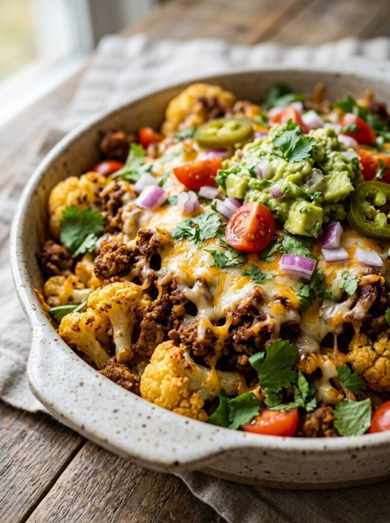 High Protein Turkey Taco Cauliflower Nachos: The Ultimate Healthy Snack 17 Turkey taco cauliflower nachos 202605292313