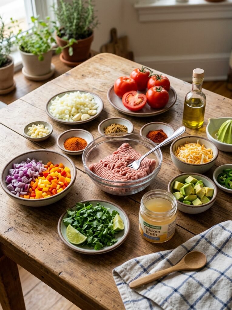Turkey taco cups ingredients arr… 202606091328