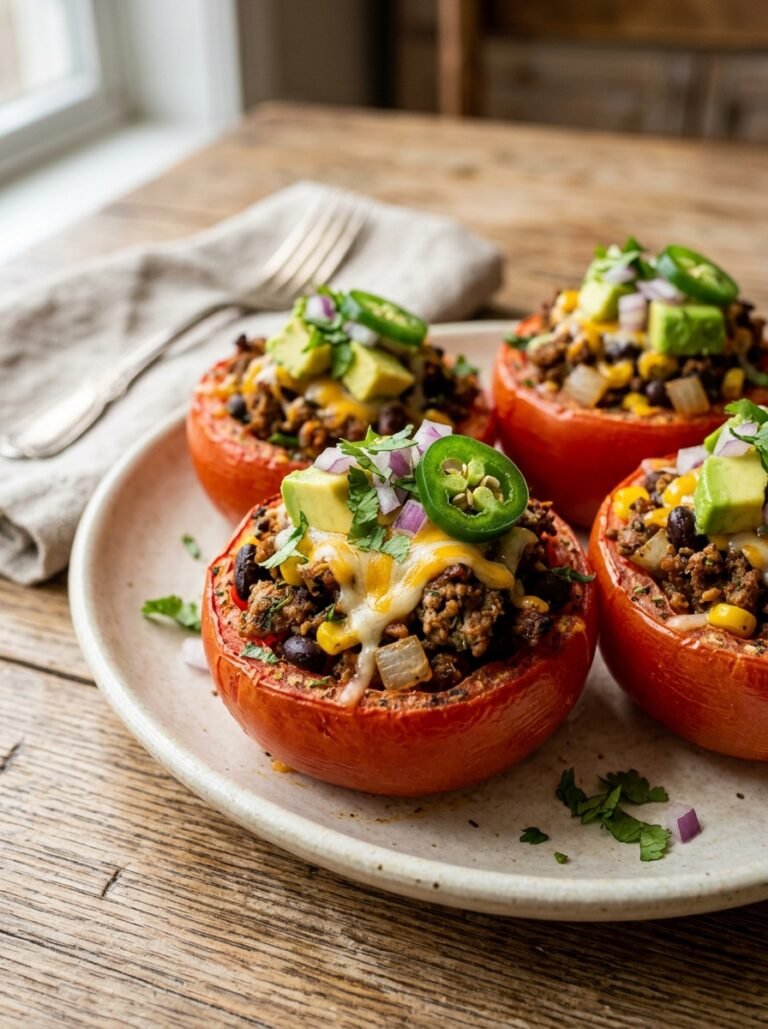 Turkey taco tomato cups 202606091328