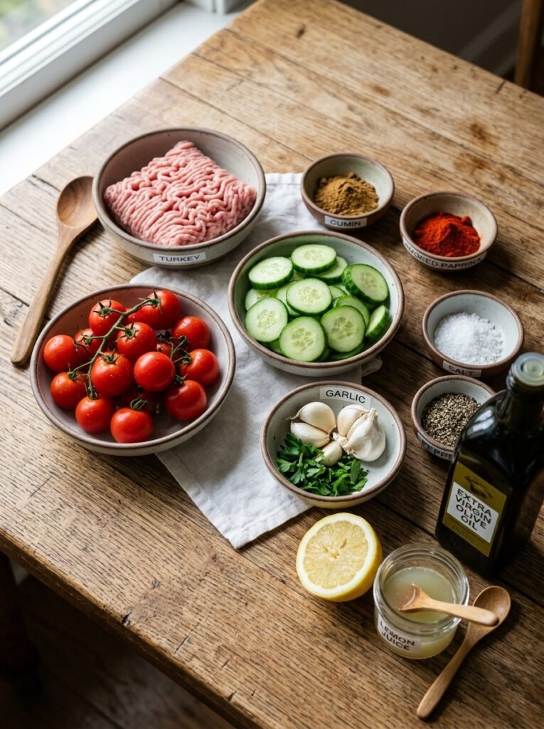High Protein Turkey Tomato Cucumber Protein Plate 13 Turkey tomato cucumber protein p… 202605181311