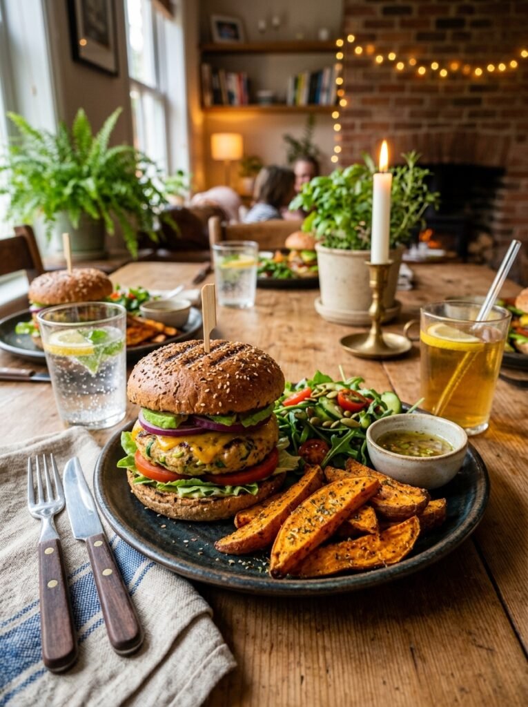 Turkey zucchini burger plate 202605031343 1