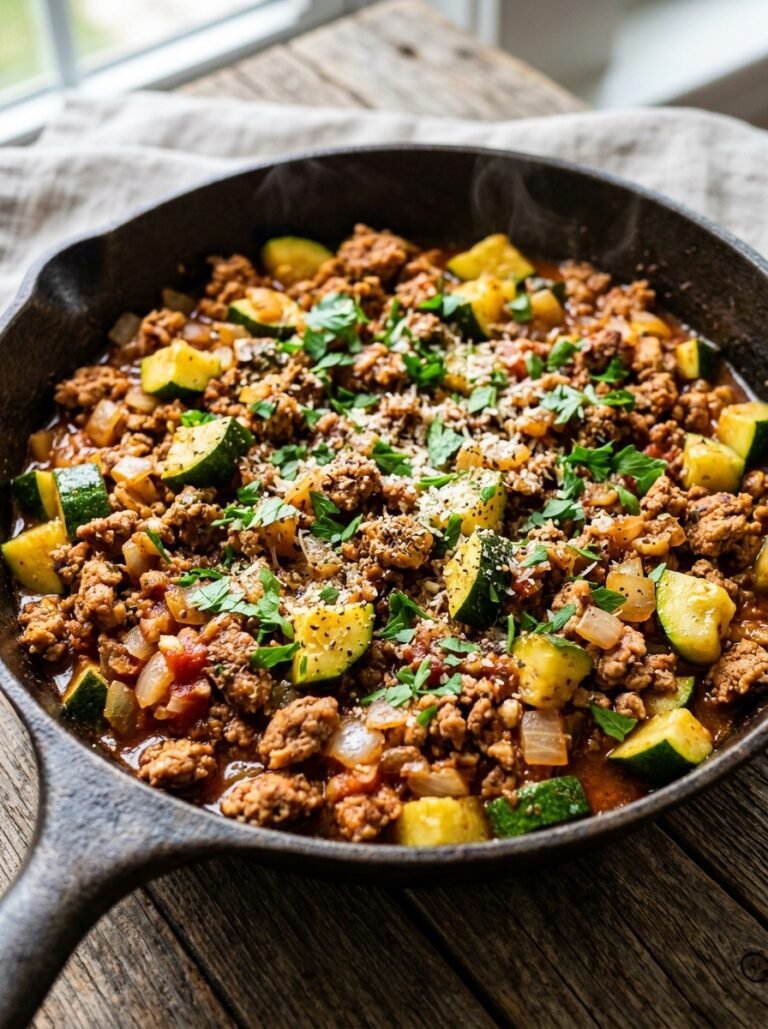 Turkey zucchini skillet recipe 202605031351