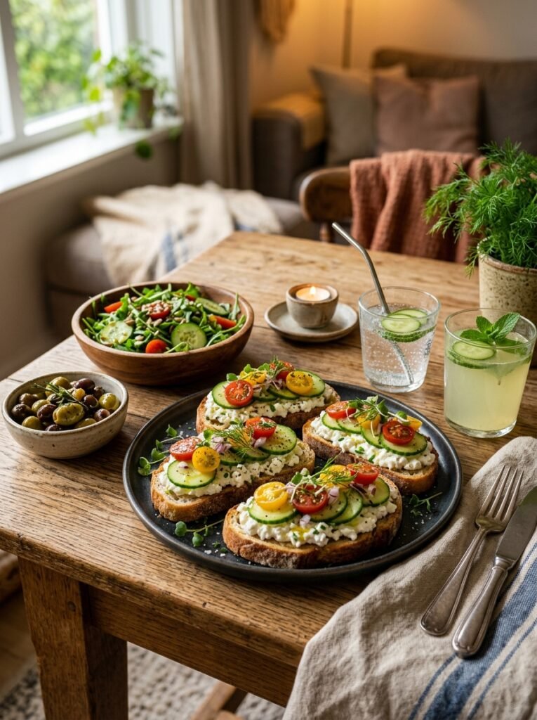 Cottage cheese cucumber bruschet… 202606051536